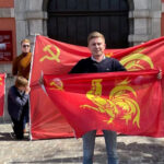 Vlaams Belang Jongeren voert actie tegen hernieuwd cordon