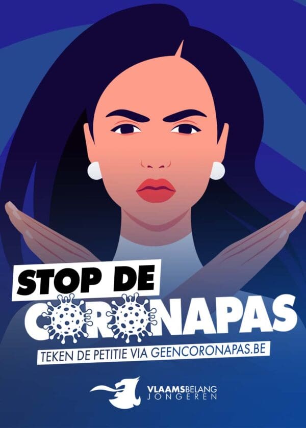Zelfklever Coronapas
