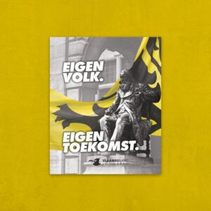 Zelfklever 'Eigen Volk. Eigen Toekomst.'