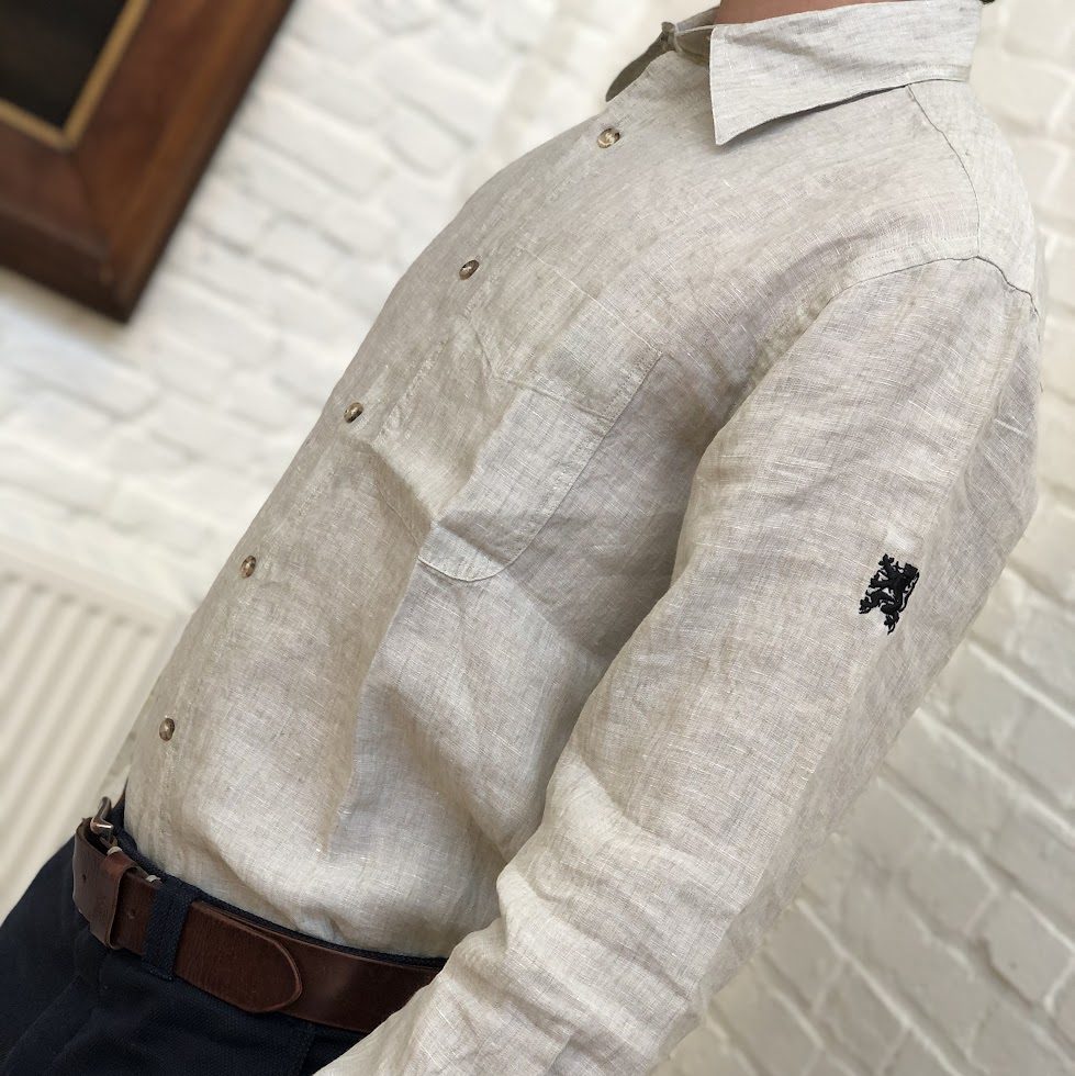 100% linnen hemd - Sigillum Flandriae x VBJ - Afbeelding 3